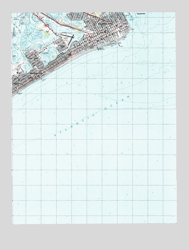 Atlantic City, NJ USGS Topographic Map
