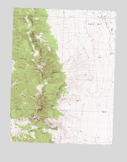 Goshute Canyon, UT USGS Topographic Map