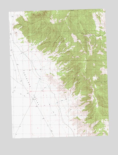 Goshute Peak, NV USGS Topographic Map
