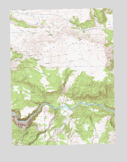 Goslin Mountain, UT USGS Topographic Map