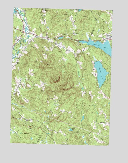 Gossville, NH USGS Topographic Map