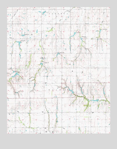 Gotebo NW, OK USGS Topographic Map
