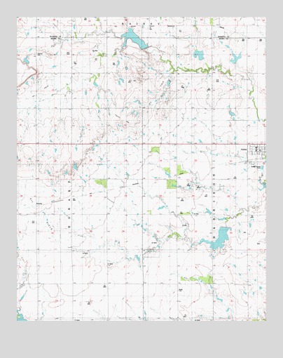 Gotebo West, OK USGS Topographic Map