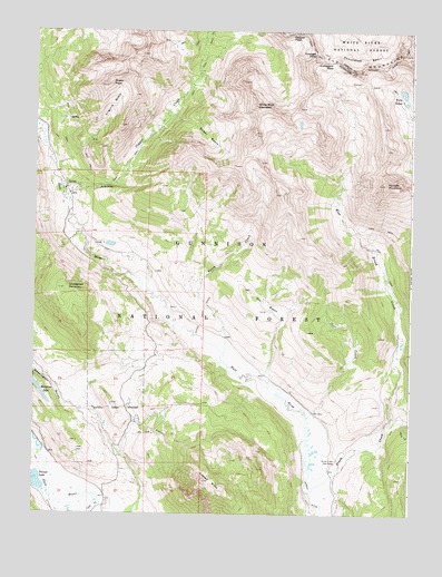 Gothic, CO USGS Topographic Map