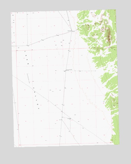 Gouge Eye Well, NV USGS Topographic Map