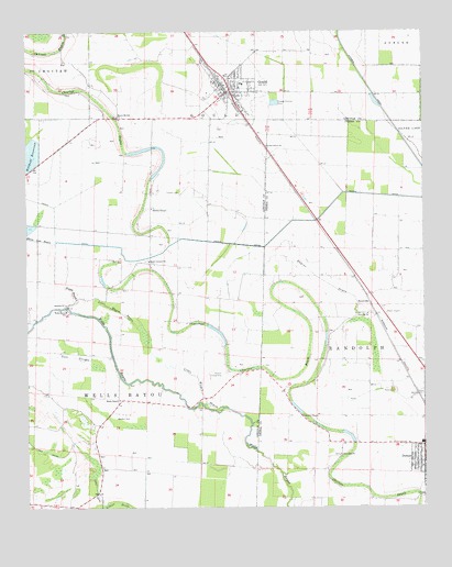 Gould, AR USGS Topographic Map