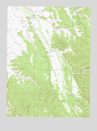 Gould, CO USGS Topographic Map