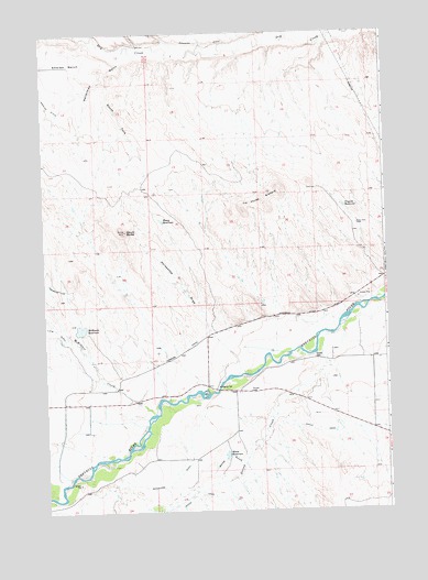 Gould Butte, WY USGS Topographic Map