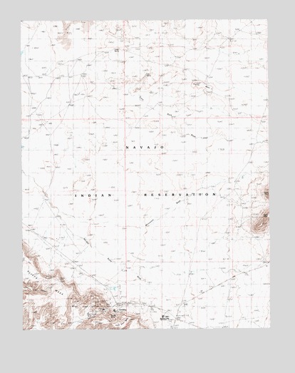 Goulding, UT USGS Topographic Map