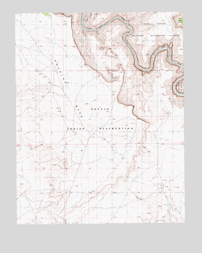 Goulding NE, UT USGS Topographic Map