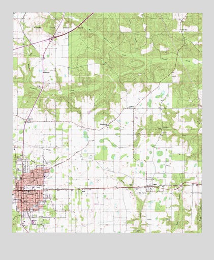Atmore, AL USGS Topographic Map