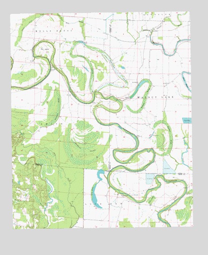 Gourd, AR USGS Topographic Map