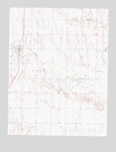 Gove, KS USGS Topographic Map