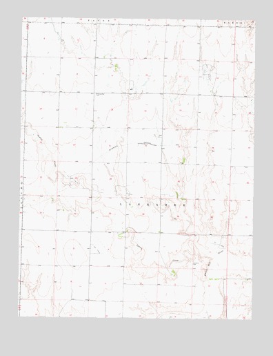 Gove SE, KS USGS Topographic Map