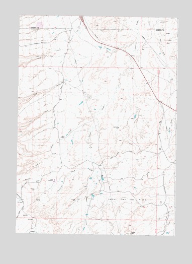 Government Creek, WY USGS Topographic Map