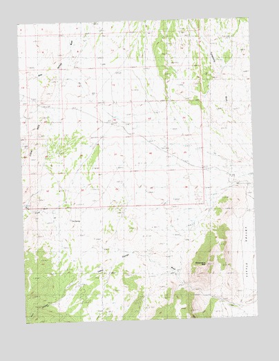 Government Peak, NV USGS Topographic Map
