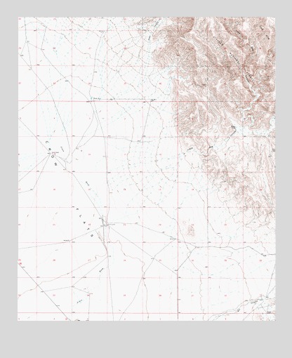 Gowdy Ranch, NM USGS Topographic Map