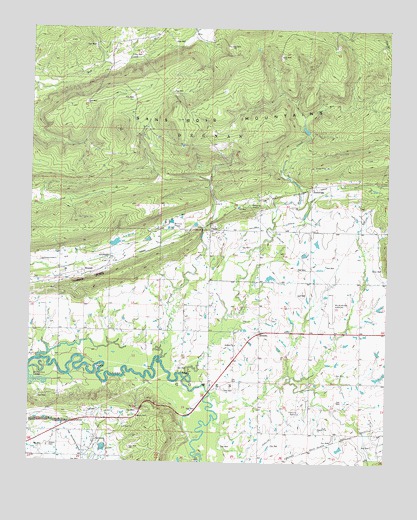 Gowen, OK USGS Topographic Map