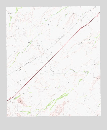 Gozar, TX USGS Topographic Map