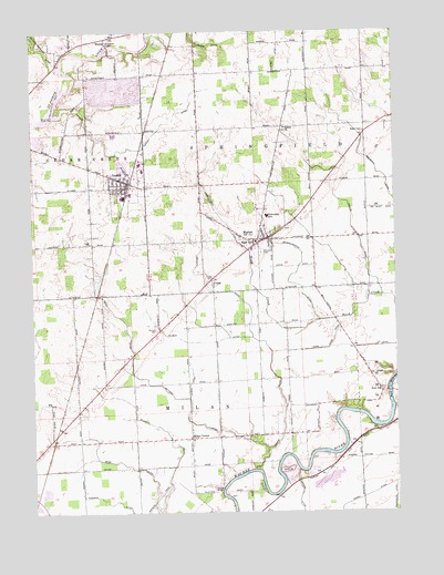 Grabill, IN USGS Topographic Map