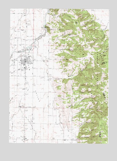 Grace, ID USGS Topographic Map
