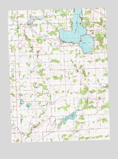 Addison, MI USGS Topographic Map