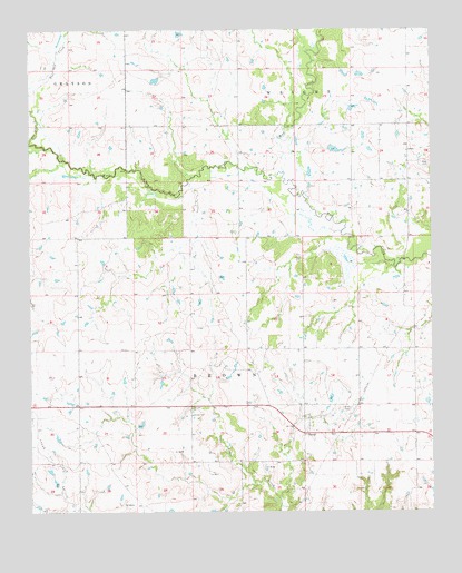 Grady, OK USGS Topographic Map