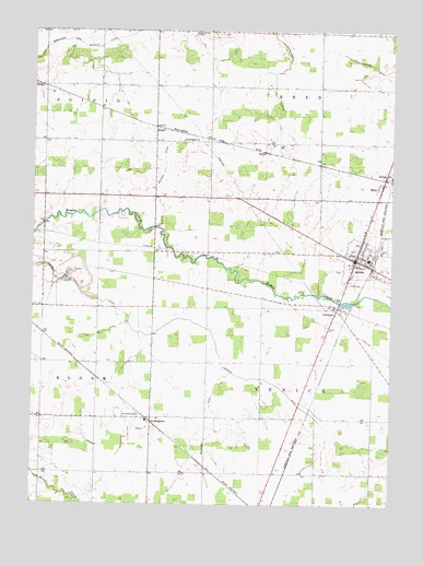 Attica, OH USGS Topographic Map