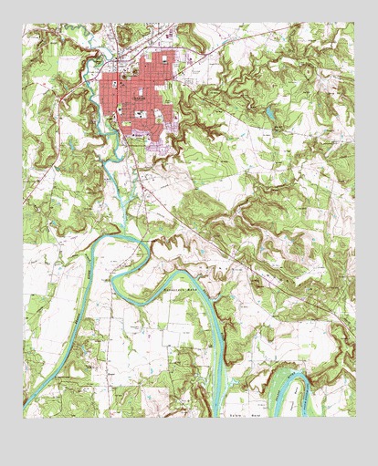 Graham, TX USGS Topographic Map