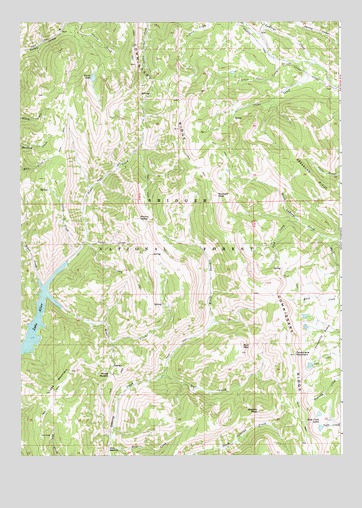 Graham Peak, WY USGS Topographic Map