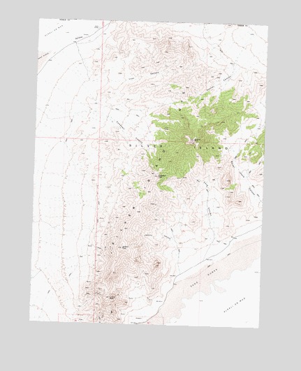 Graham Peak, UT USGS Topographic Map
