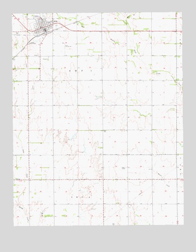 Attica, KS USGS Topographic Map