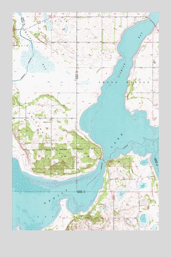 Grahams Island, ND USGS Topographic Map