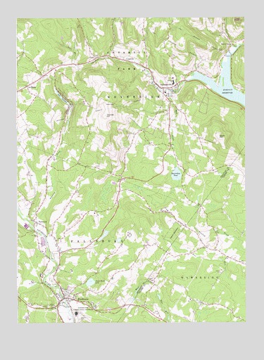 Grahamsville, NY USGS Topographic Map