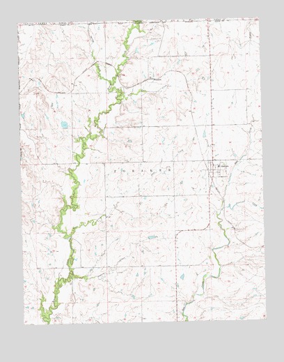 Grainola, OK USGS Topographic Map