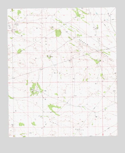 Grama Ridge, NM USGS Topographic Map