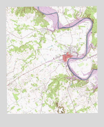 Granbury, TX USGS Topographic Map