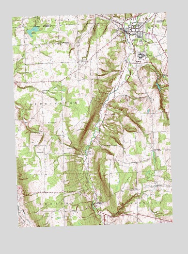 Attica, NY USGS Topographic Map