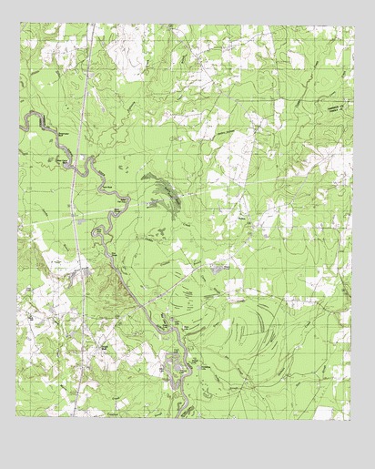 Grand Bluff, TX USGS Topographic Map