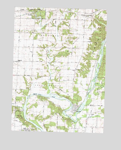 Grand Detour, IL USGS Topographic Map