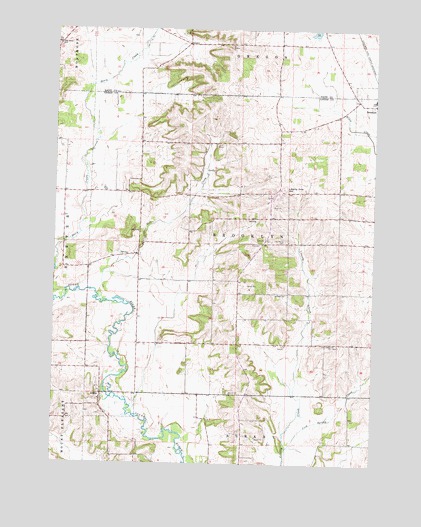 Attica, WI USGS Topographic Map