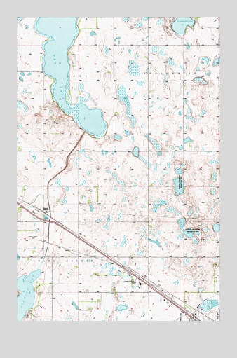 Grand Harbor, ND USGS Topographic Map