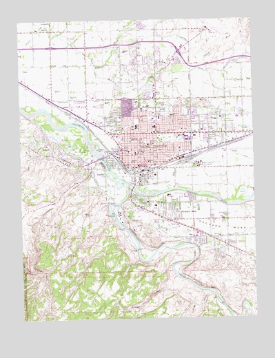 Grand Junction, CO USGS Topographic Map