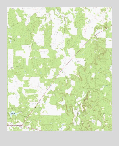 Grand Lake, TX USGS Topographic Map