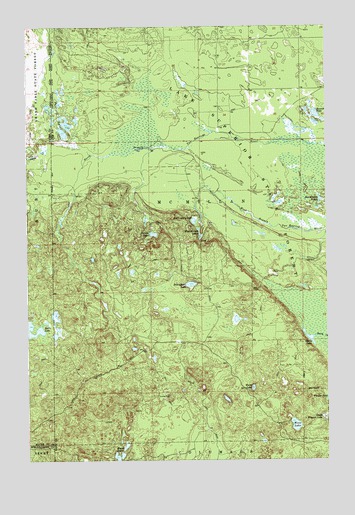 Grand Marais SE, MI USGS Topographic Map