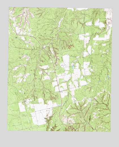 A B C Creek, TX USGS Topographic Map