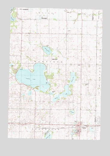 Atwater, MN USGS Topographic Map