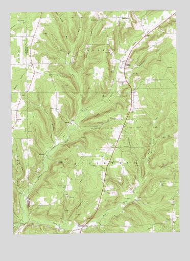 Grand Valley, PA USGS Topographic Map