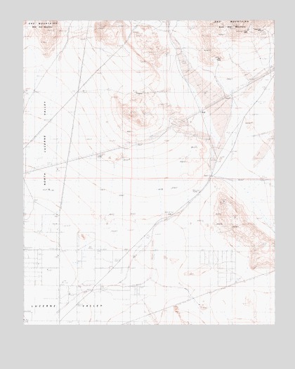 Grand View Mine, CA USGS Topographic Map
