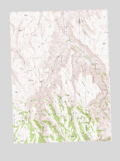 Grand View Peak, ID USGS Topographic Map
